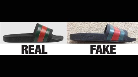 gucci sandals mens replica|how to authenticate gucci slides.